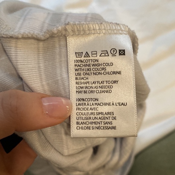 BDG grey and white cropped tank, Size M - Picture 4 of 4